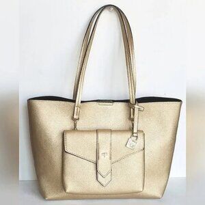 Kate Landry Metallic Dual Tote Handbag